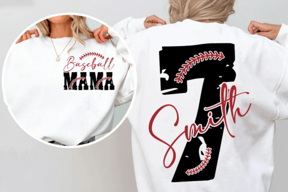 Baseball Mama SVG: Graphics for T-Shirt Designs