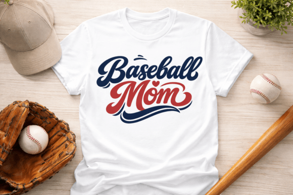 Baseball Mom Graphics: T-Shirt Designs & Brand Assets