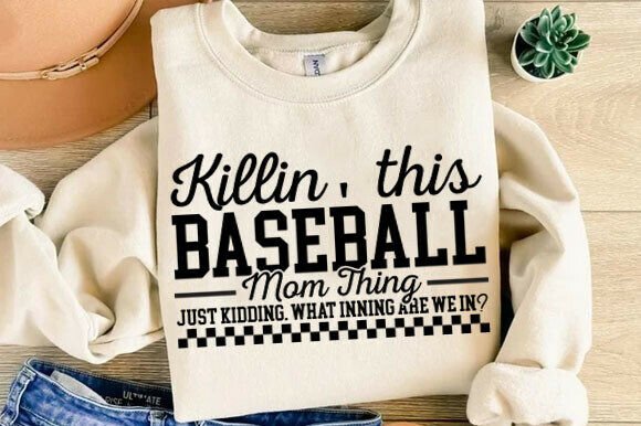 Baseball Mom SVG: Graphics for T-Shirt Designs