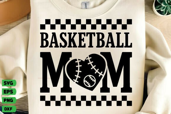 Basketball Mom Graphics for T-Shirt Designs