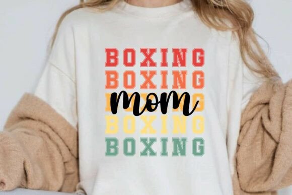 Boxing Mom SVG: Graphics for Brand Illustrations
