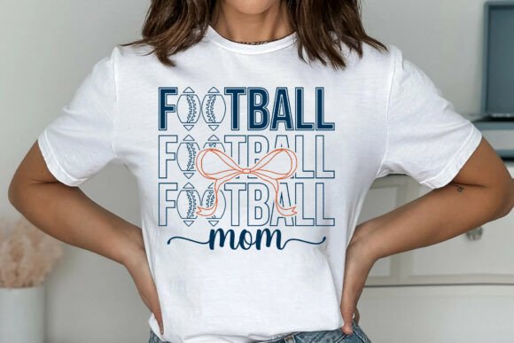 Football Mom SVG: Graphics for T-Shirt Designs