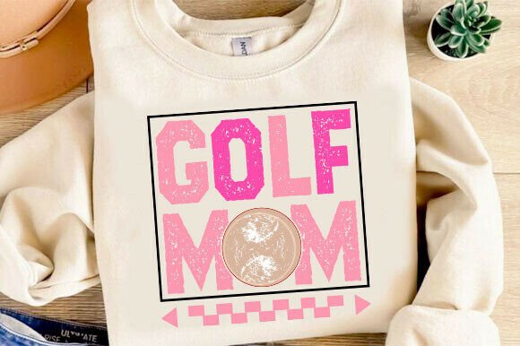 Golf Mom SVG: Graphics for T-Shirt Designs