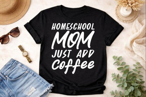 Just Add Coffee SVG: Graphics for T-Shirt Designs