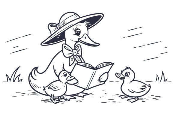 Mothers Day Goose Farm Mom SVG: Fresh Graphics & Illustrations