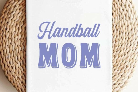Retro Handball Mom: Graphics for T-Shirt Designs