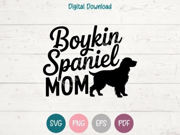 Review: Boykin Spaniel Dog Mom SVG PNG EPS PDF