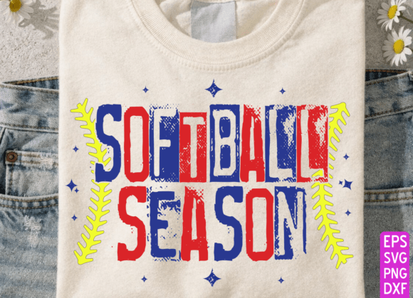 Softball Season PNG: Graphics for T-Shirt Designs